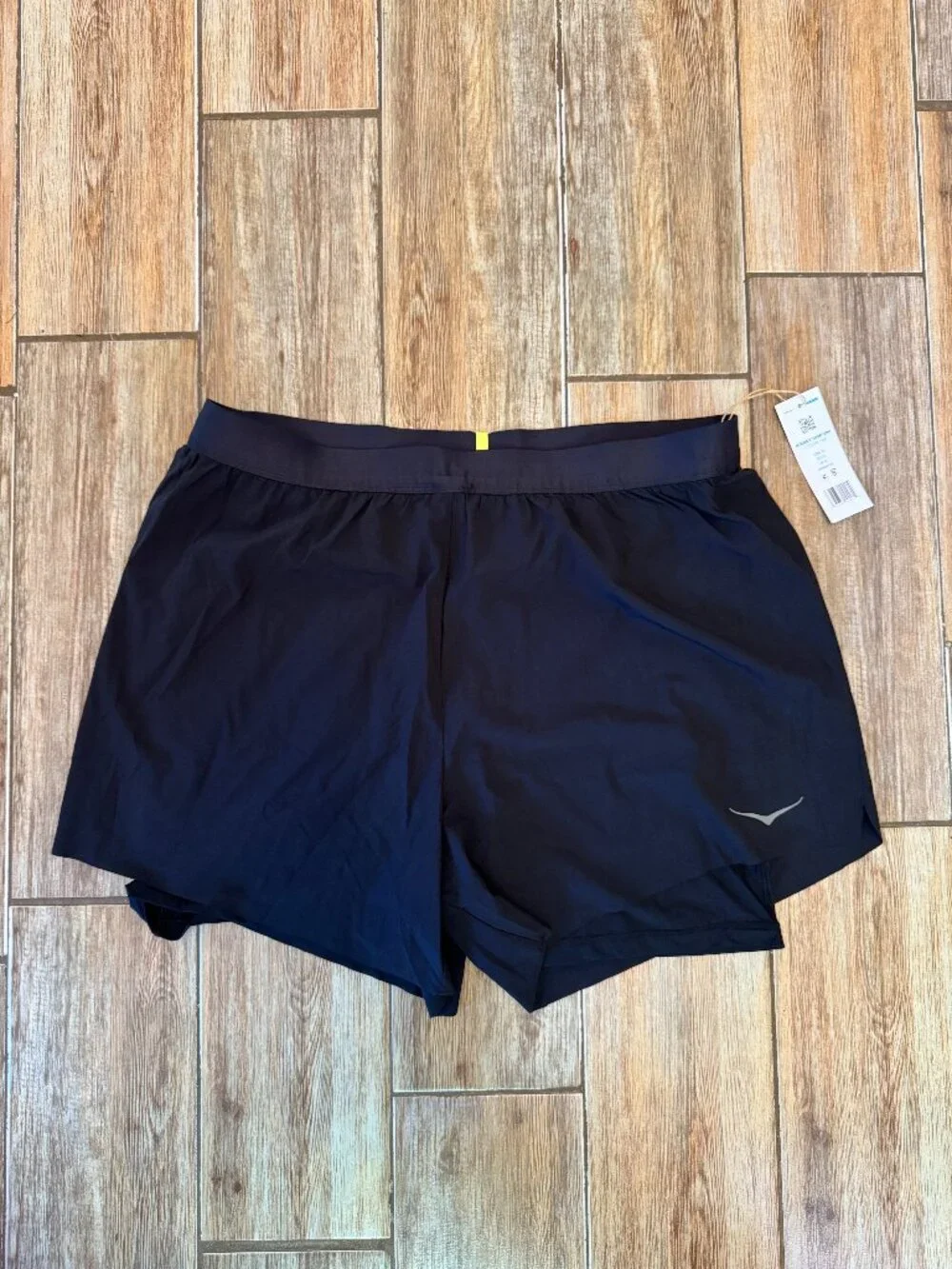 Hoka Glide Short 7'' 2in1 - Men's Large - Black